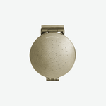 ShowerClear Brushed Gold Shower Head Closed - Front View