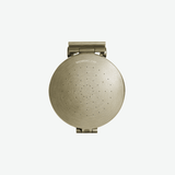 ShowerClear Brushed Gold Shower Head Closed - Front View