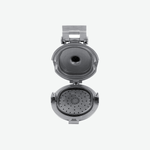 ShowerClear Brushed Nickel Shower Head Opened