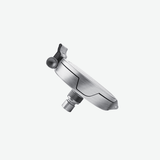 ShowerClear Brushed Nickel Shower Head Closed - Side View