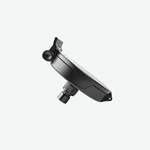 ShowerClear Matte Black Shower Head Closed - Side View