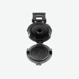 ShowerClear Matte Black Shower Head Opened