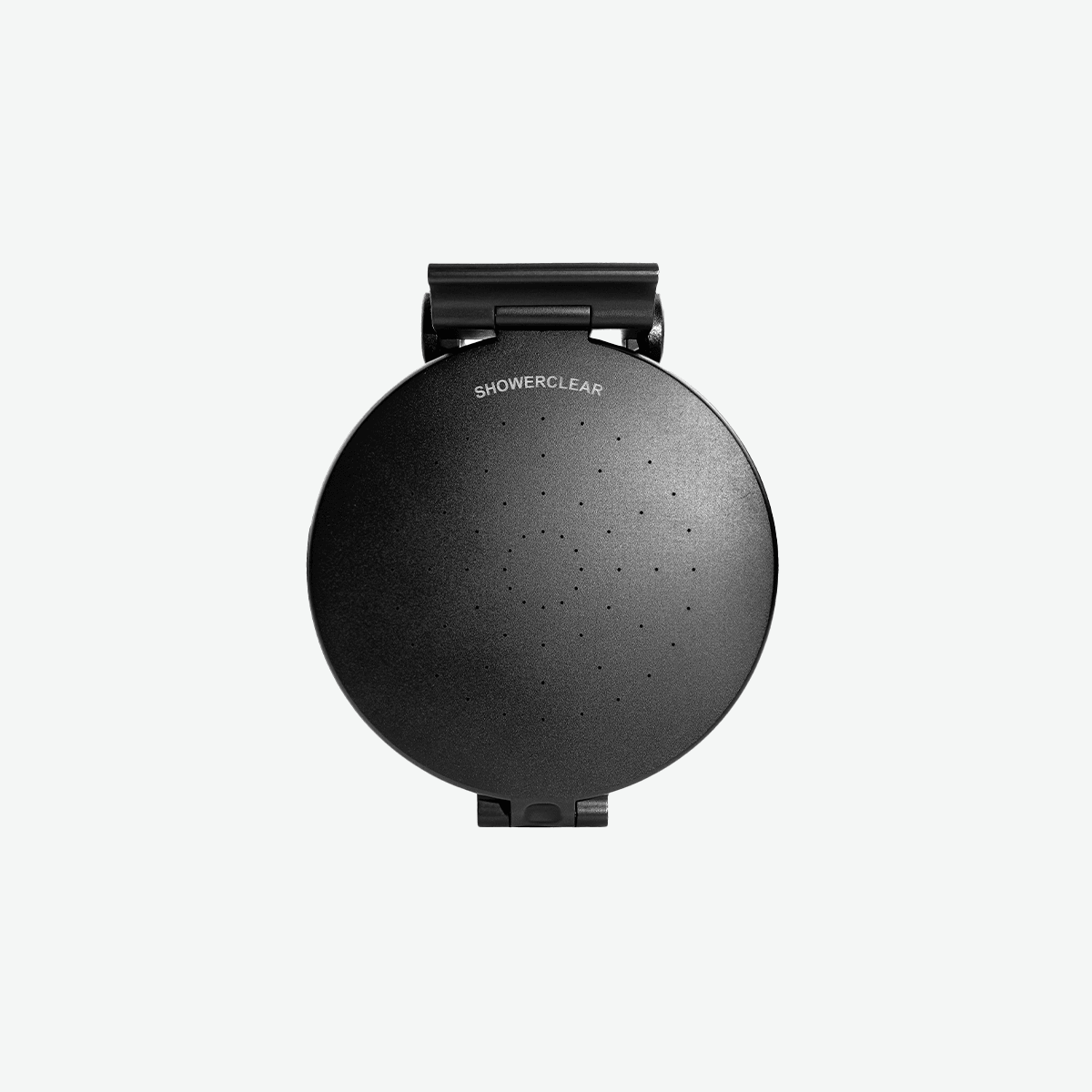 ShowerClear Matte Black Shower Head Closed - Front View