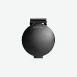 ShowerClear Matte Black Shower Head Closed - Front View