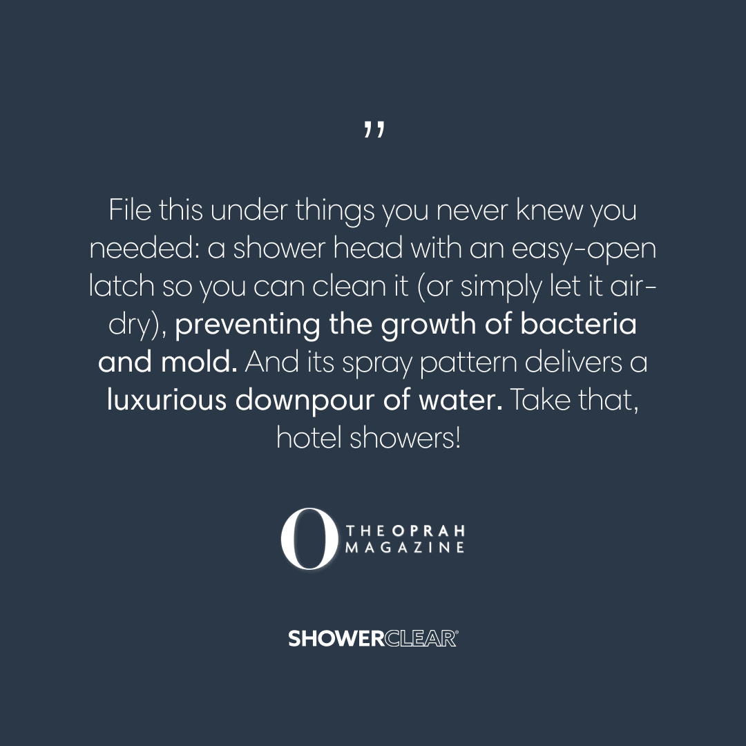 The Oprah Magazine Reviews ShowerClear