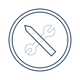Icon of tools crossed, symbolizing ShowerClear's innovative patented design.