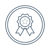 Icon of an award representing that ShowerClear is the last shower head you will ever want to buy